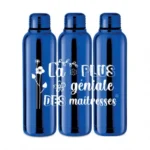 Gourde inox isotherme Merci Maîtresse 500ml