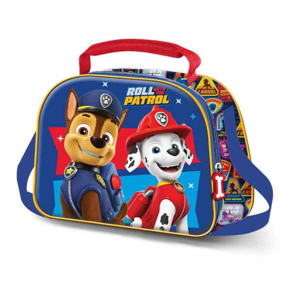 Ensemble PAT PATROUILLE : Sac goûter 3D + Set Couverts enfant métal + Gourde enfant aluminium 400ml – Image 2